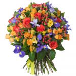 Букеты с ирисами