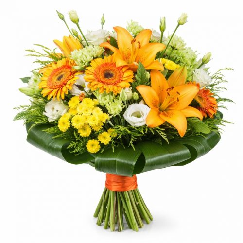 Букет невесты «Яркий венок»