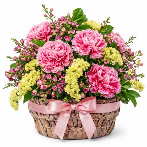 Композиция в корзине «Цветочное очарование»
