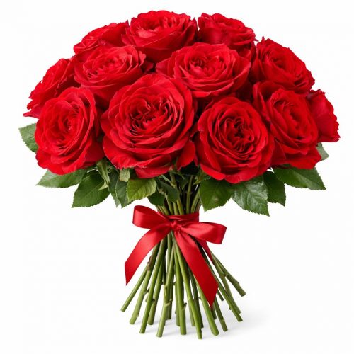 Розы Пионовидные одноголовые красные