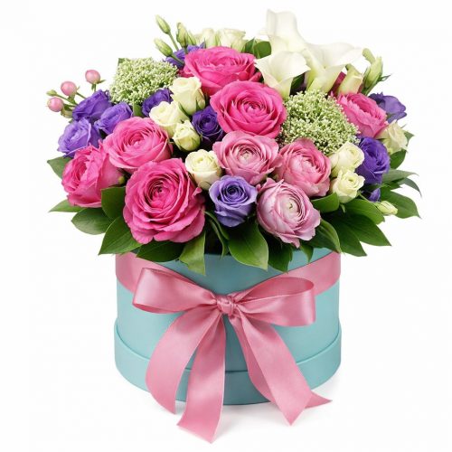 Цветы в коробке «Симфония»