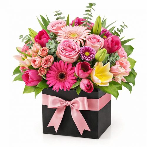 Цветочная композиция «Розовый сон»