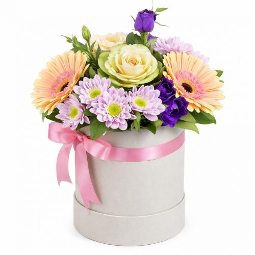 Цветы в коробке «Вдохновение»