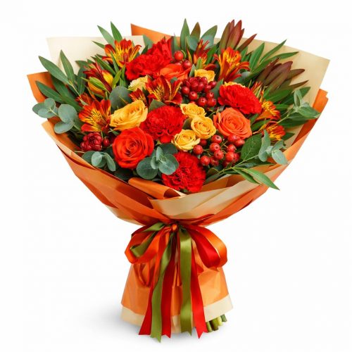 Авторский букет «Огненное очарование»