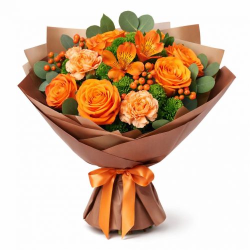 Авторский букет «Солнечная палитра»