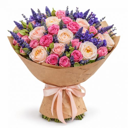 Букет цветов «Кристальная симфония»