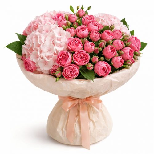 Букет цветов «Нежный поцелуй»