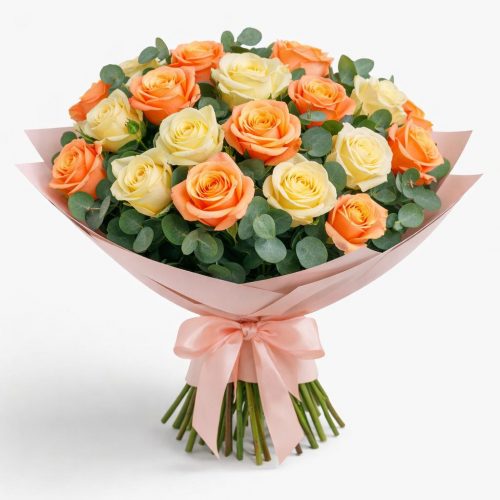 Букет цветов «Сердечный мотив»