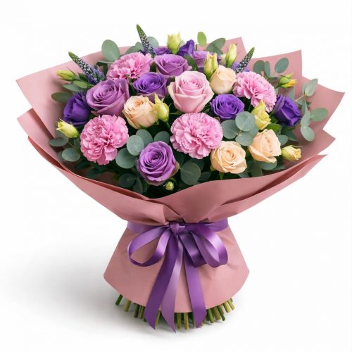 Красивый букет «Фиолетовая мечта»