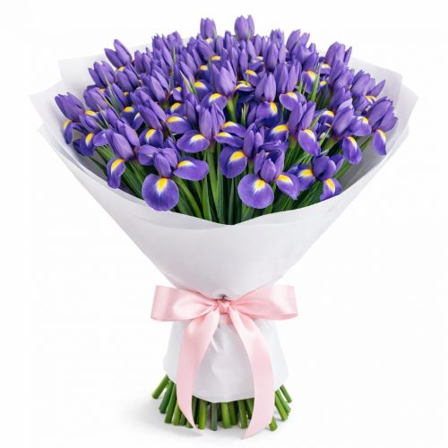 Монобукет ирисов «Лавандовый Вальс»