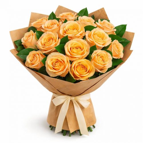 Монобукет «Персиковая мечта»