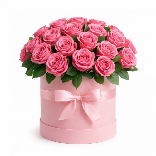 Монокомпозиция из роз «Искра»