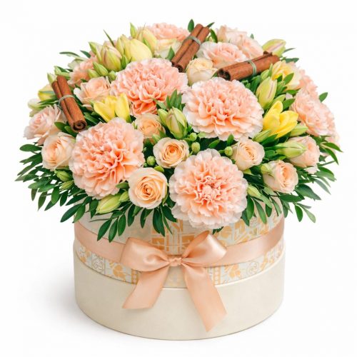 Цветочная композиция «Кремовый восторг»