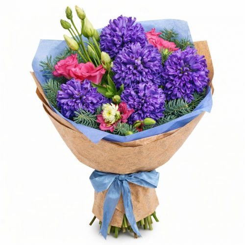 Цветочный букет «Фиолетовая сказка»