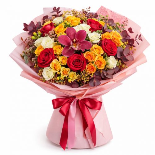 Цветочный букет «Королевский шарм»