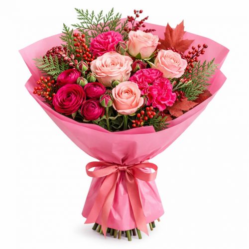 Цветочный букет «Лепестковый вихрь»