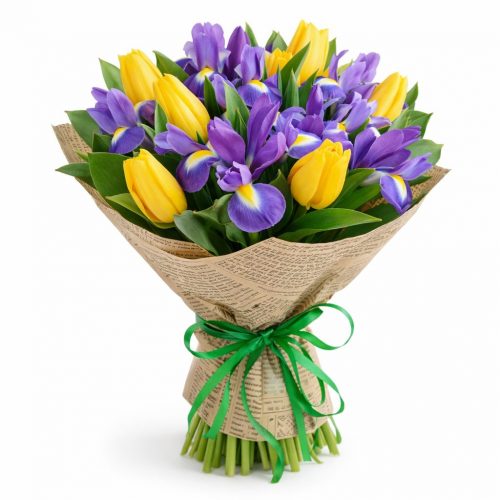 Цветочный букет «Весенний Дуэт»