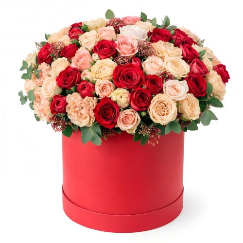 Цветы в коробке